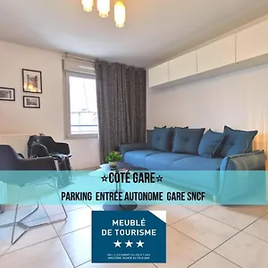 Cote Gare - Gare - Centre-ville - Parking - Netflix - Wifi - Disney+ - Terrasse Apartment Annecy